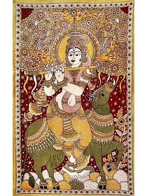 Large Size Krishna - The Divine Musician