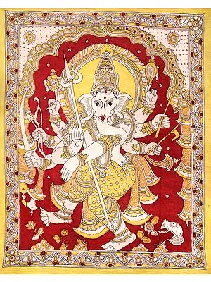 Ashtabhuja-Dhari Nritya Ganesha