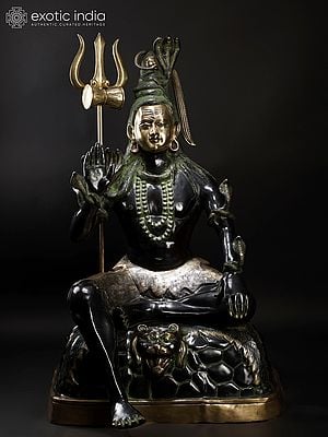 Collection of Large Brass Statues