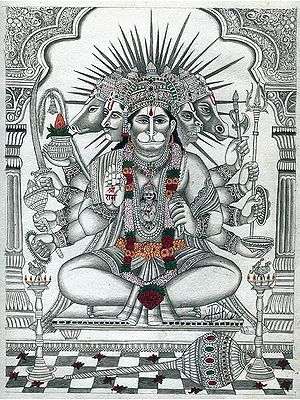 Five Headed Hanuman