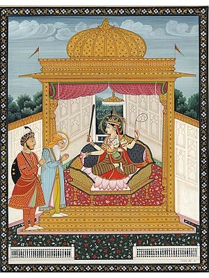 Maharaja Ranjit Singh Worshipping Devi
