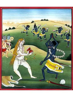 Behold My Mother Playing with Shiva!