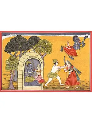 Lakshmana Severes the Nose of Swarupanakha