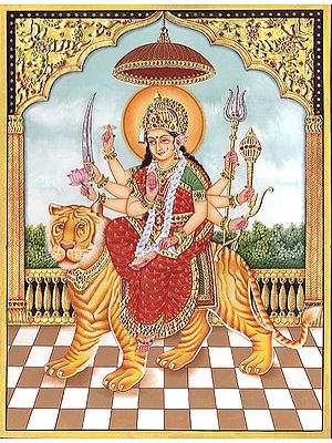 Mother Durga in Beautiful Shringar