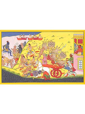 The Battle Between Rama and Ravana