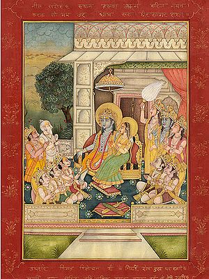 The Coronation of Lord Rama (Awadh School)