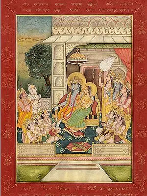 The Coronation of Lord Rama (Awadh School)