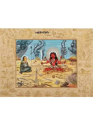 Bhairavi as Shamashan Kali in the Devotee’s Vision