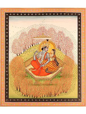 Shiva and Parvati in a Grove