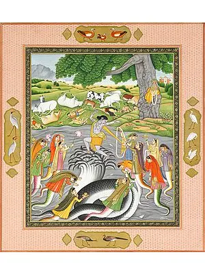 Krishna Subduing Kaliya