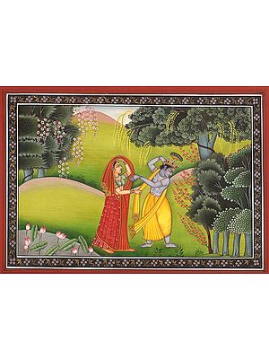 Radha and Krishna in a Grove (Illustration to the Gita Govinda)