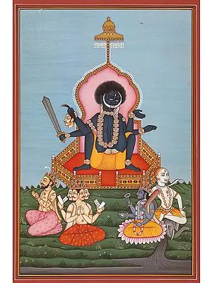 Goddess Kali in the Birth-Giving Posture