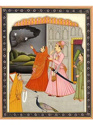 In the Kangra Idiom | Watercolor Painting on Paper