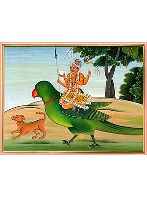 Bhairava Riding a Parrot
