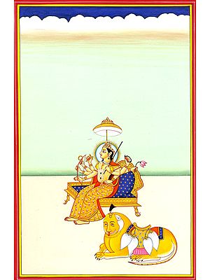 Simhavahini Ashtabhujadharini Devi Parvati