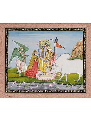 Harihara, The Deified Amalgam Of Vishnu (Hari) And Shiva (Hara)
