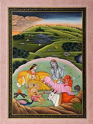 Shiva Family Engaged in Household Business
