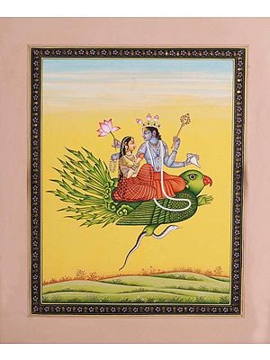 Lakshmi Vishnu  on Garuda