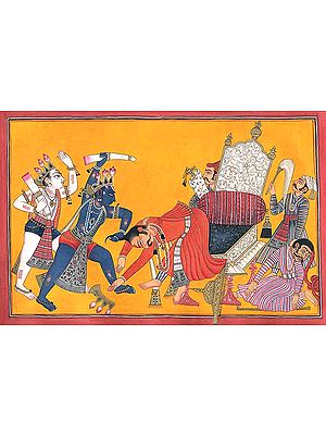Krishna Killing Kansa