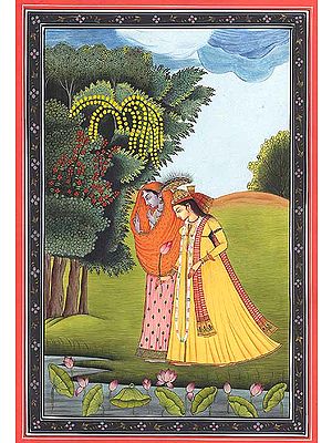 Radha and Krishna - Illustration to the Gita Govinda