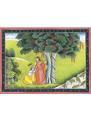 Radha and Krishna - Illustration to the Gita Govinda