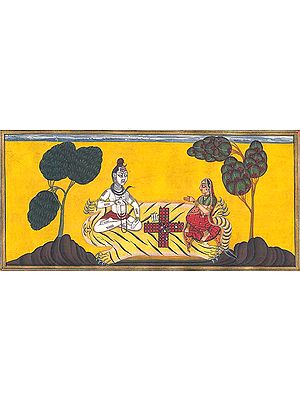 Shiva Cheats Parvati in the Game of Dice