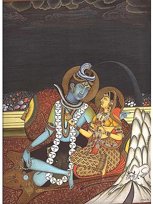 Shiva with Parvati