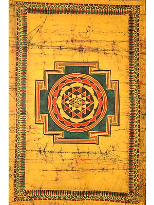 Shri Yantra on Batik