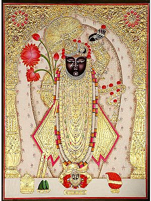 A Lavish Image of Shrinathji at Nathdwara