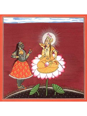 Tantric Devi Series - Siddha Lakshmi with Kali