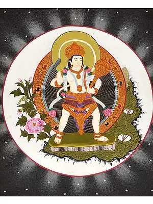 Lord Hanuman Within The Moon