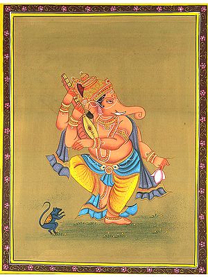 Vinadhara Dancing Ganesha (Musical Ganesha Series)