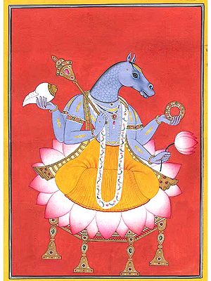 Vishnu as Hayagriva