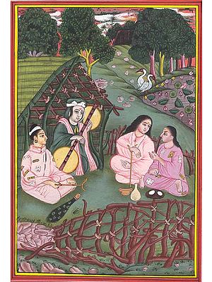 Yogini with Disciples