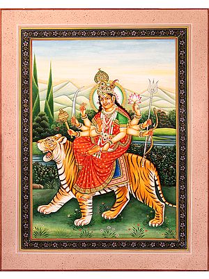 Ashta-bhuja-dhari Durga