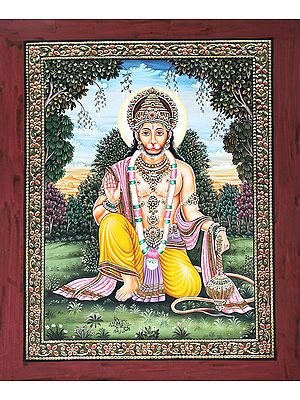 Lord Hanuman Honored Amidst the Beauty of Nature