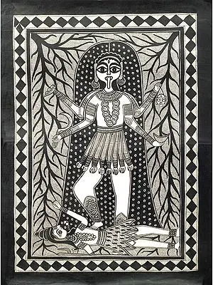 Goddess Shakti On Shiva