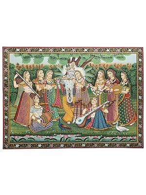 Radha-Krishna And The Milkmaids Steeped In Music