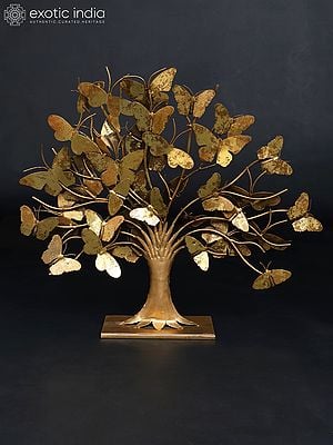 24" Decorative Tree with Full of Butterflies | Table Decor