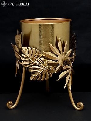 12" Leaves Design Planter | Home Decor