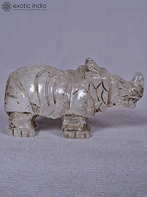 2" Crystal Rhinoceros | Handmade | Home Decorative Figurine