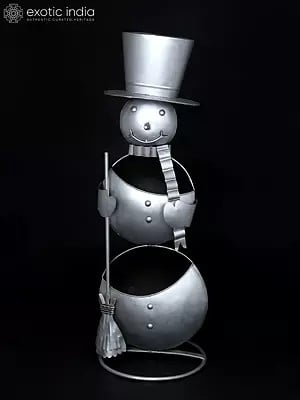 42" Large Iron Snowman | Home Decor