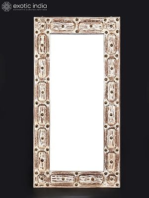 72" Huge Vintage Look Rectangular Shaped Mirror | Wall Hanging