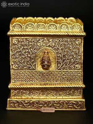 Brass Planter with Lakshmi Balaji Design