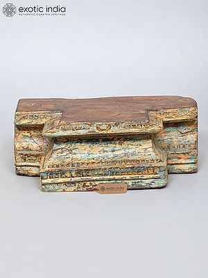 15" Wood Carved Designer Base/Pedestal