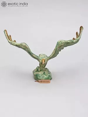 8" Brass Eagle Showpiece | Table Decor