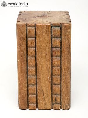 10" Wooden Pedestal