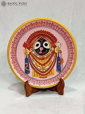 Lord Jagannath | Pichwai Art | Wall Hanging Plate