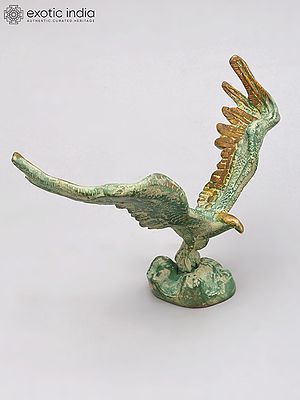 8" Brass Eagle Showpiece | Table Decor