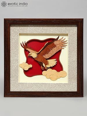 10" Eagle Wood Frame | Wall Hanging  | Home Decor